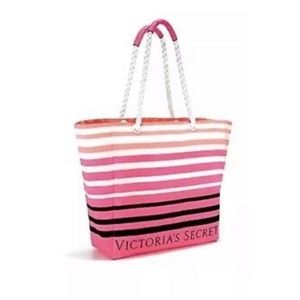 Victoria's Secret Canvas Large Tote Beach Bag